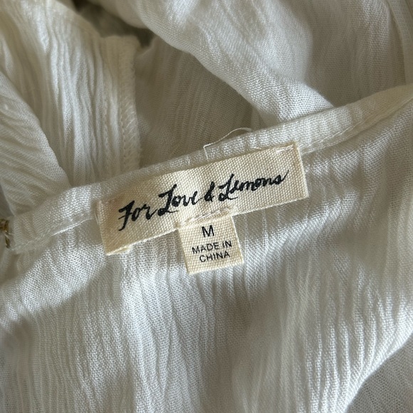 For Love & Lemons Sheer One Piece - Picture 3 of 5